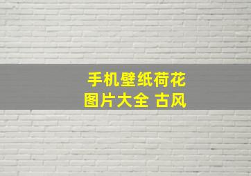 手机壁纸荷花图片大全 古风